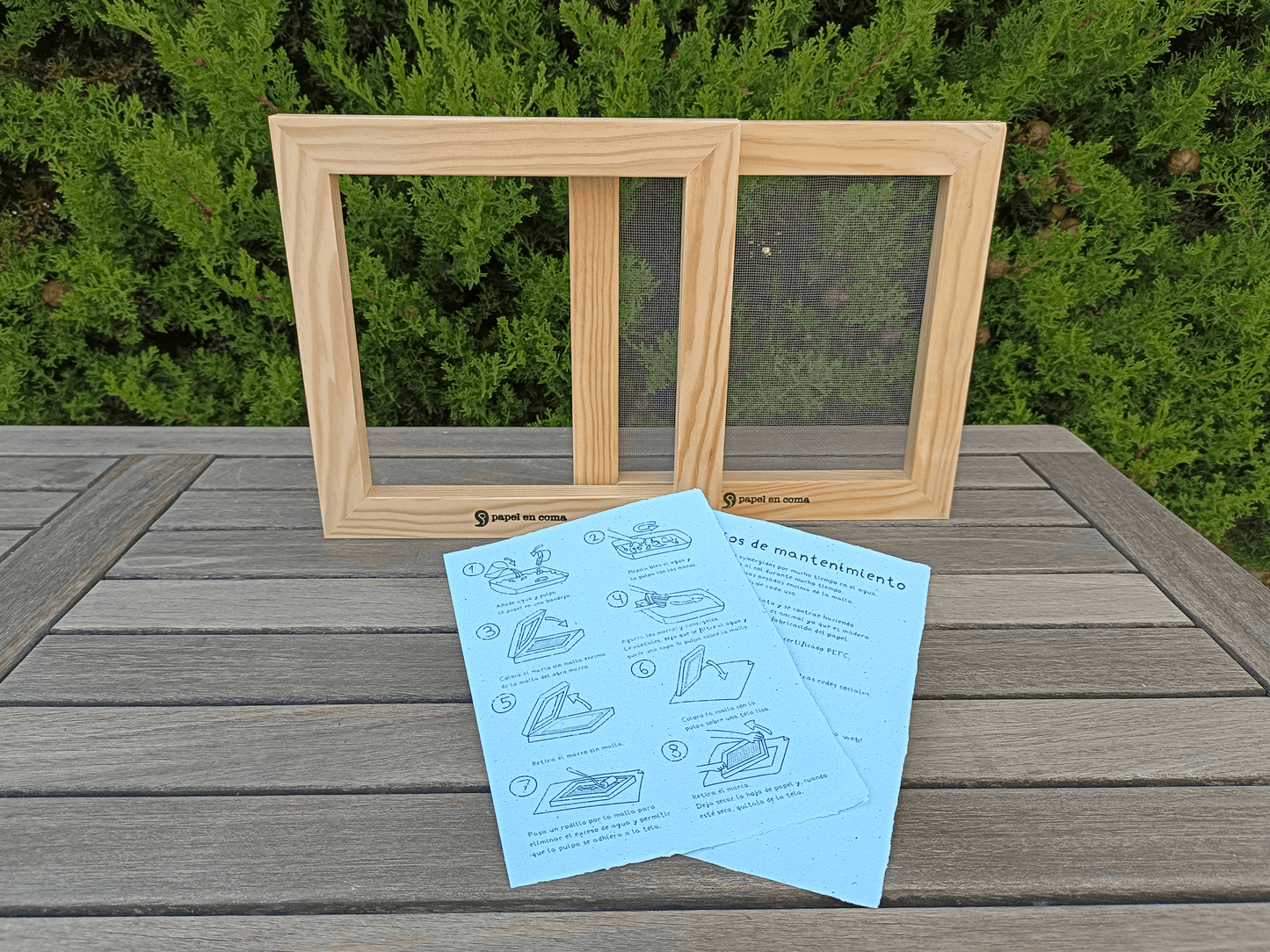 Marcos cuadrados 21x21cm