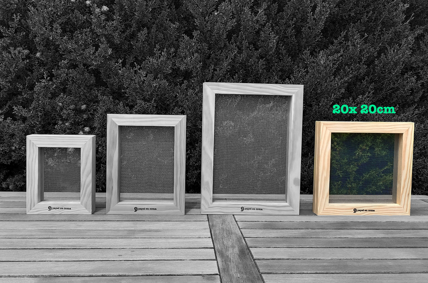 Marcos cuadrados 21x21cm